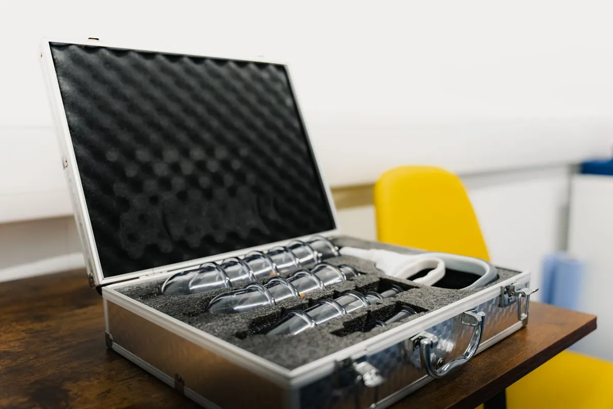 Cupping therapy kit at Ascension
