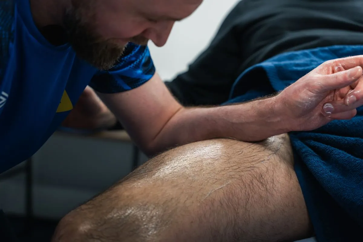 Soft tissue therapy close-up at Ascension