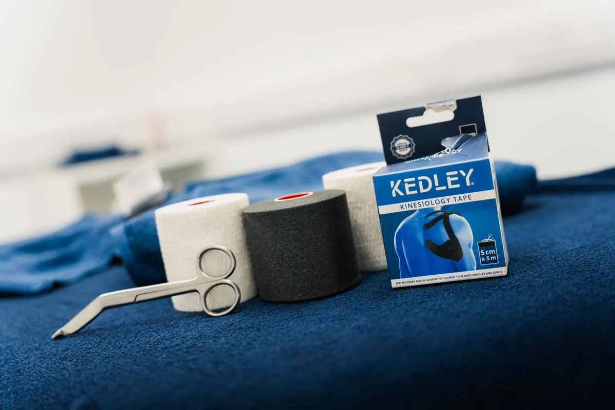Kinesiology taping supplies at Ascension
