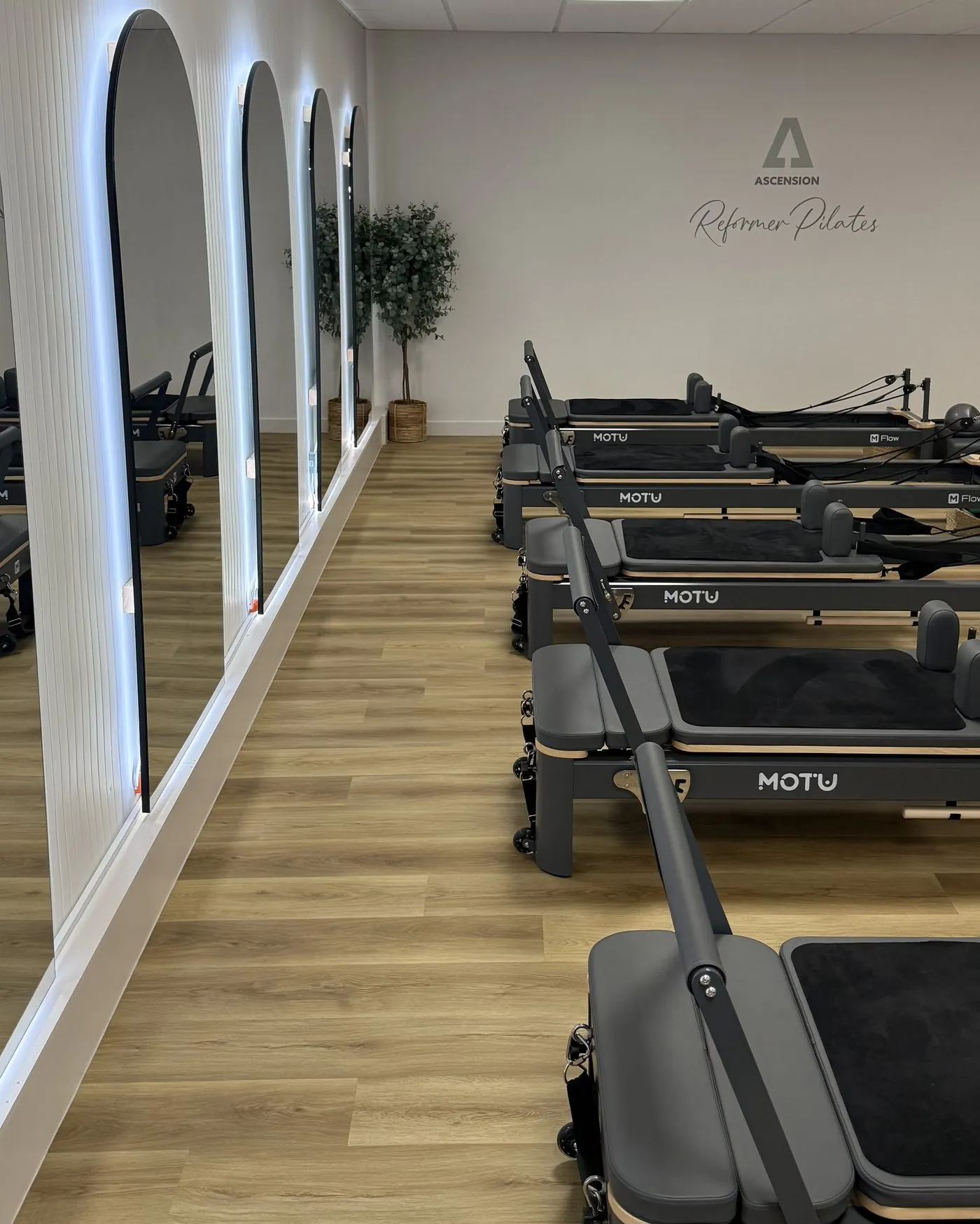 Ascension Reformer Pilates studio with reformer machines